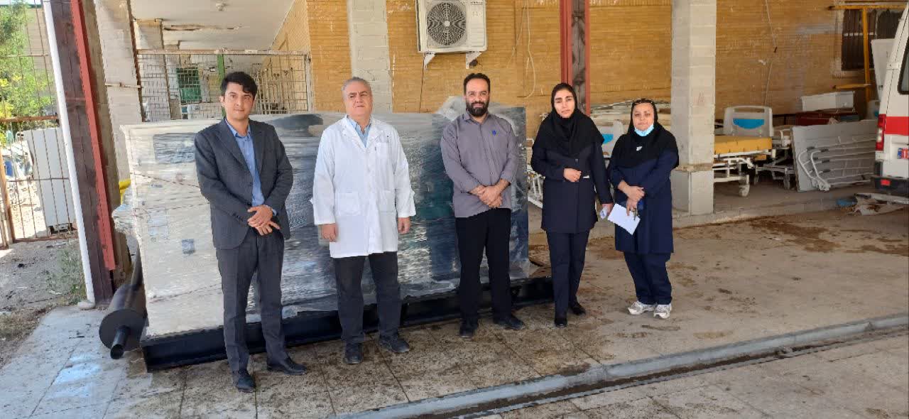 گامی مؤثر برای تداوم خدمت‌رسانی در زمان قطعی برق با اختصاص و ارسال دیزل ژنراتور به بیمارستان ولیعصر